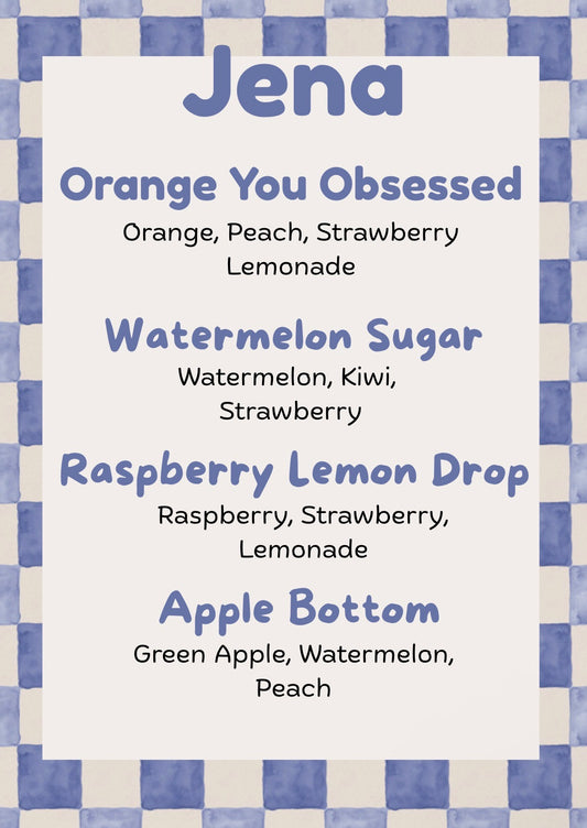 Jenas menu