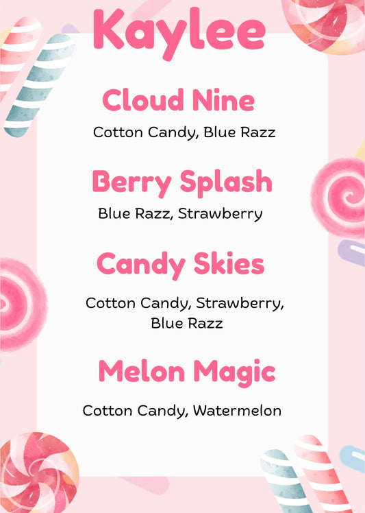 Kaylees Menus