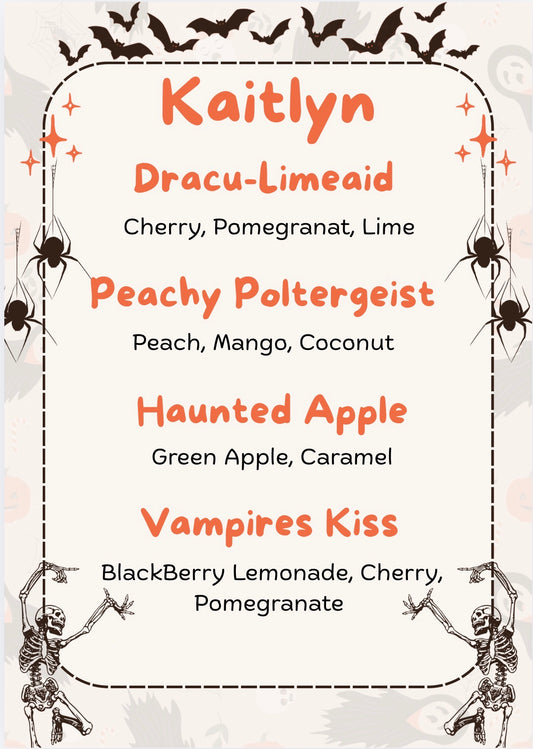 Kaitlyn’s menu